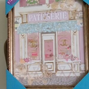 Chanel Patisserie Art Print - Pink and Gold